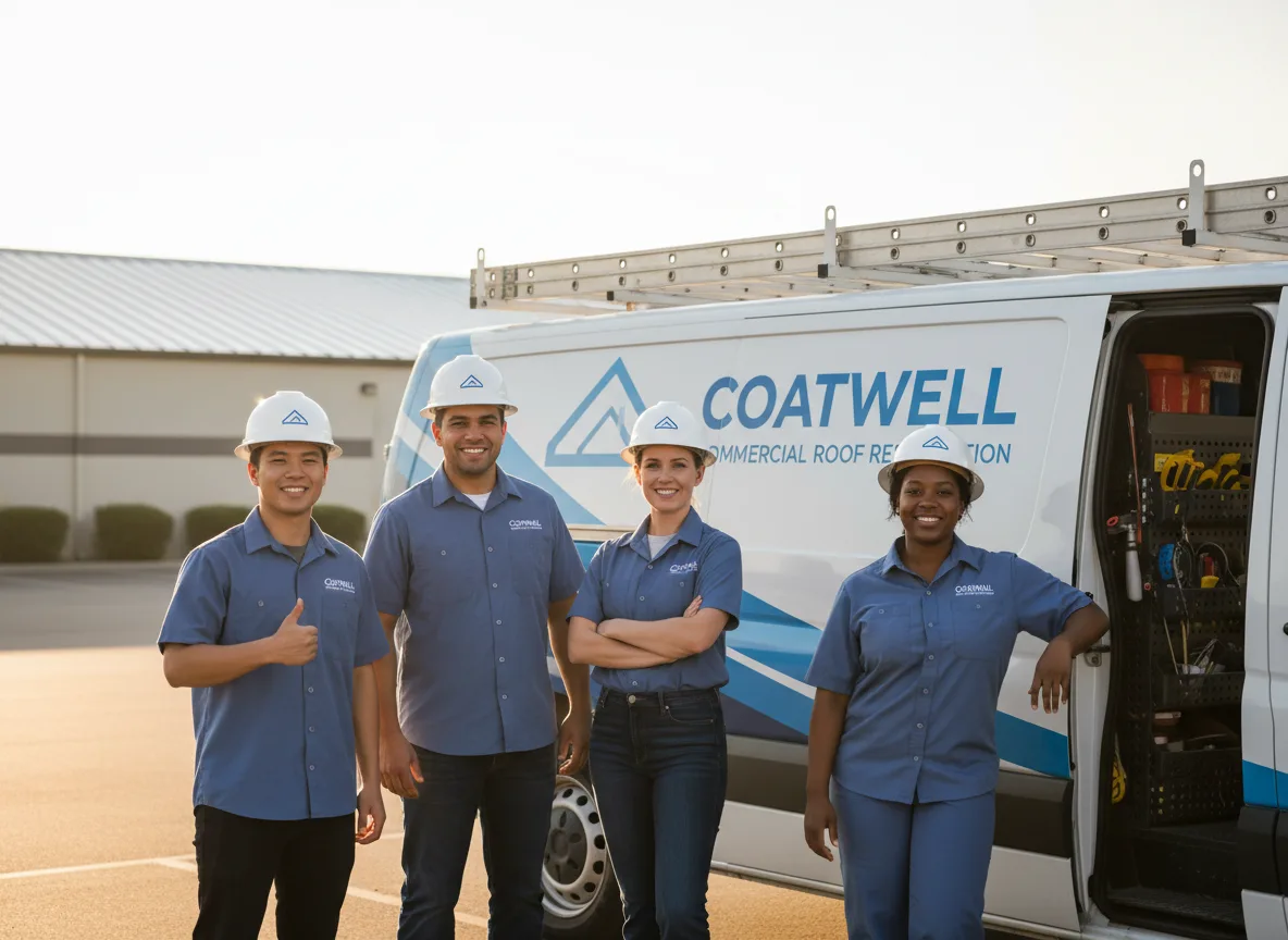 Commercial roof coating company in Edelstein, IL